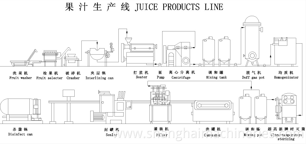 Full-automatic capactity 500kg-10t/h coconut juice / milk processing plant